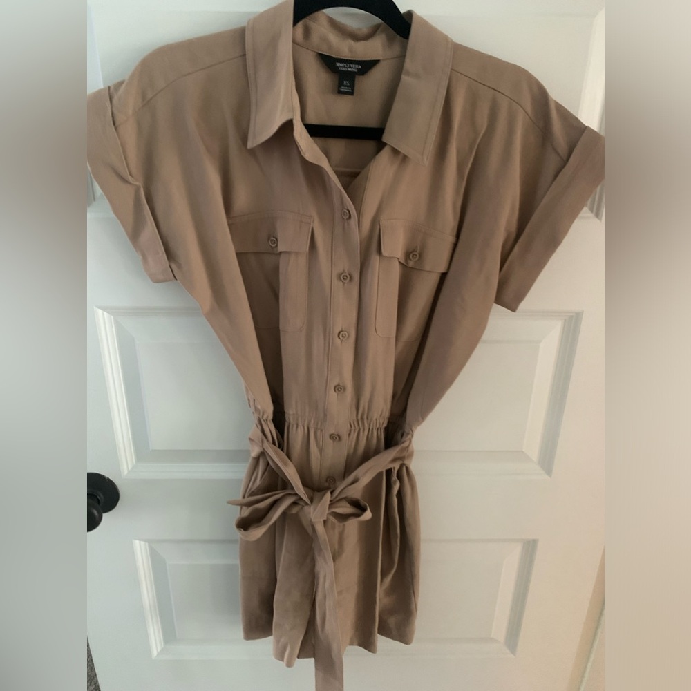 Simply Vera tan romper